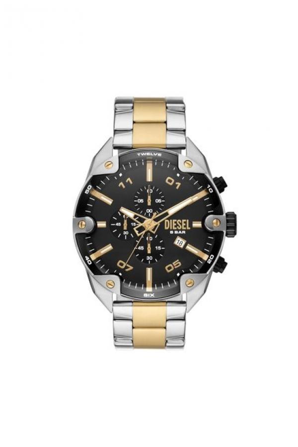 DIESE_L DZ4669 Black Dial Spiked Chronograph Watch (Men
