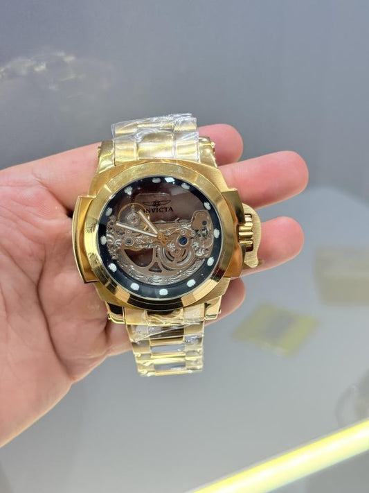 Invicta Gold Big Dial