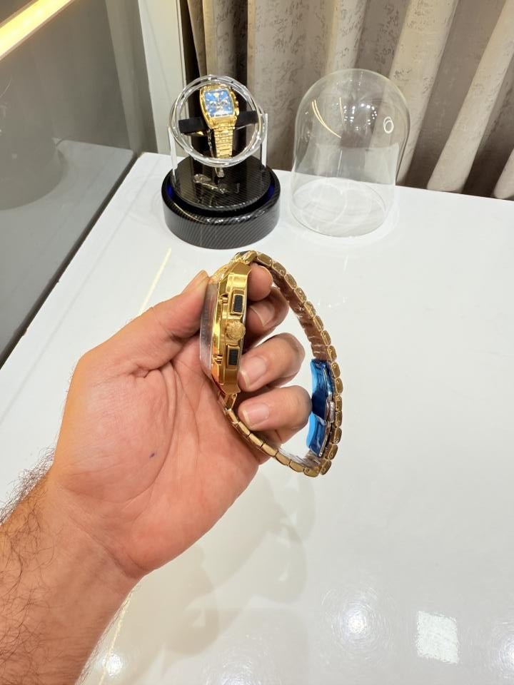 Versace Gold Blue Square