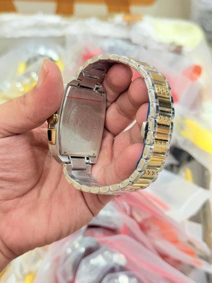 Versace Gold Green Square Chain Reaction
