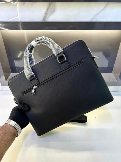 Lacoste Black Laptop Bag Fa 442
