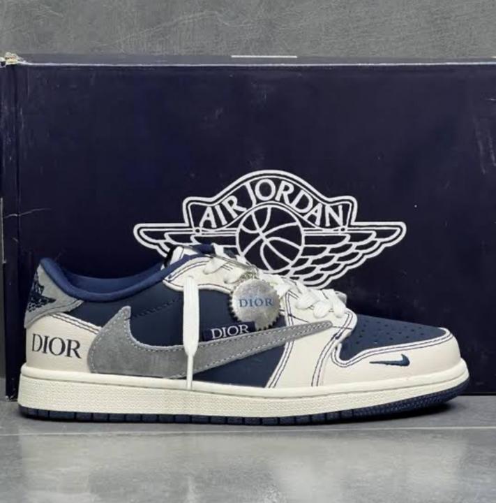 Nike Air Jordan 1 Low Dior X Travis Scott Navy Blue