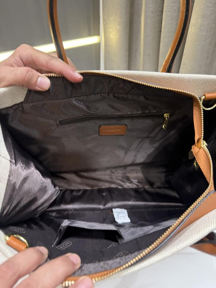COACH BROWN HORSE CARRIAGE ACE TOTE 35 PREMIUM