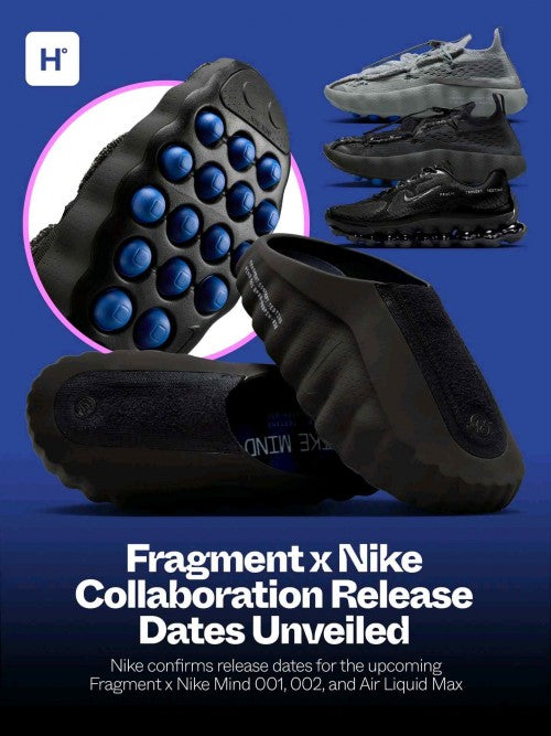 Nikee Mind 001 x Fragment – Black (Semi UA)