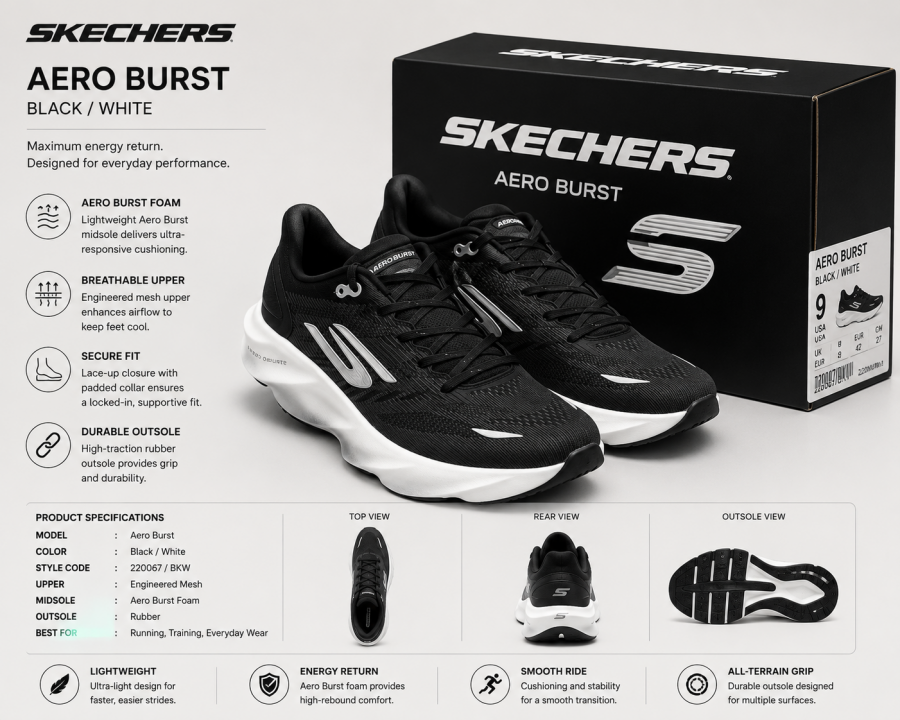 SKECHER_S SKX AERO BURST BLACK FIX