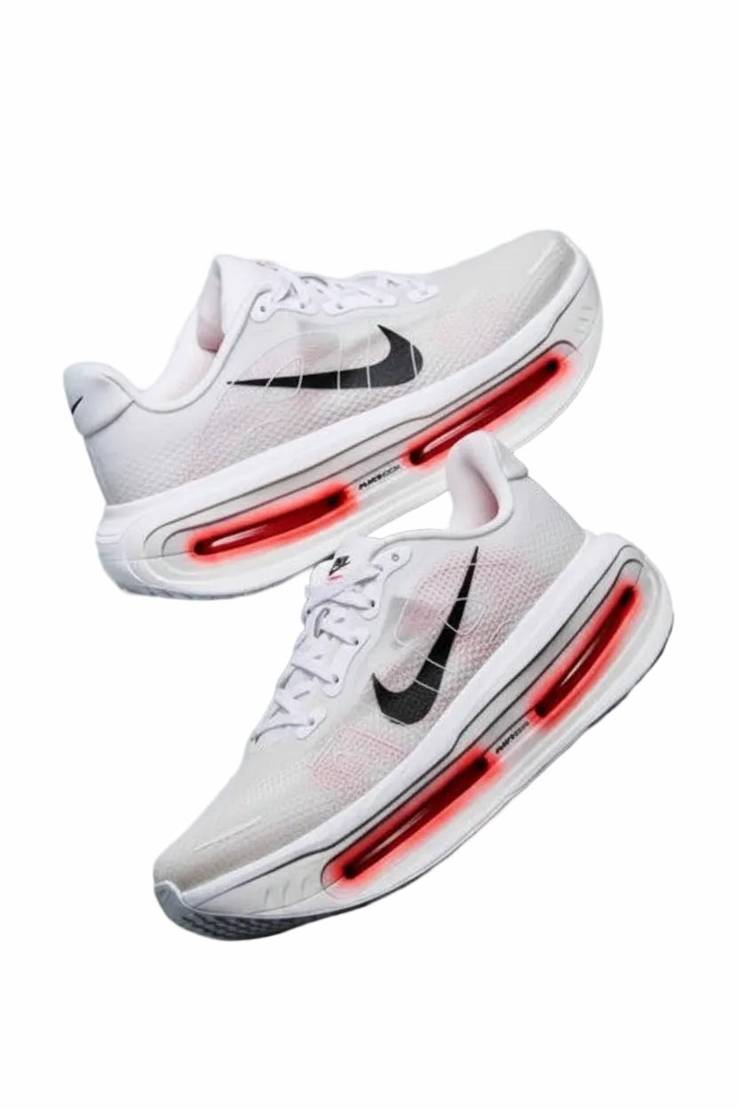 Nikee Vomero Premium White Bright Crimson