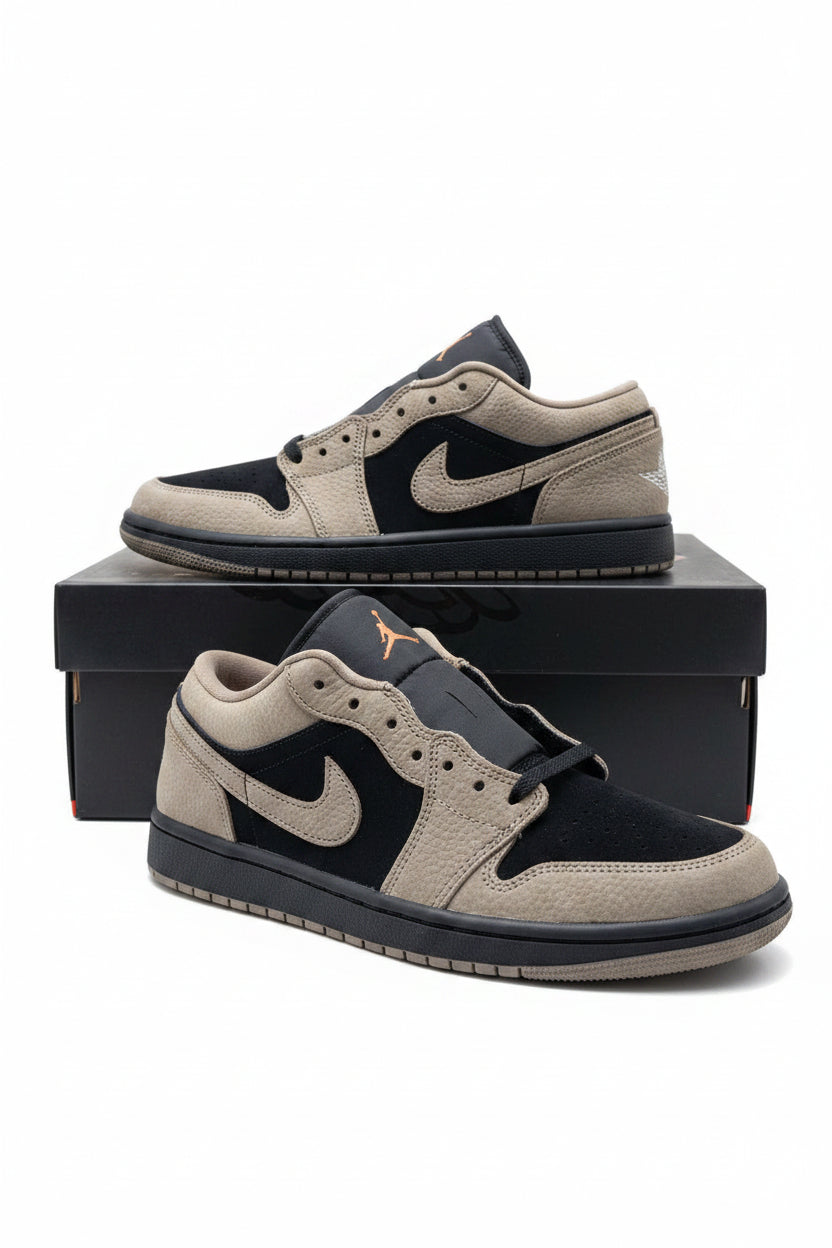 Air Jordan 1 Low SE Olive Grey Black Semi UA