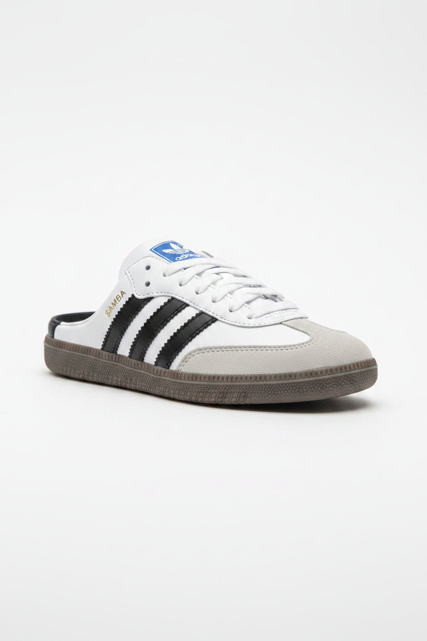 ADIDAAS SAMBA MULE WHITE