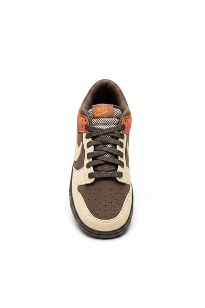 Nikkee Dunk Low Red Panda Brown Suede