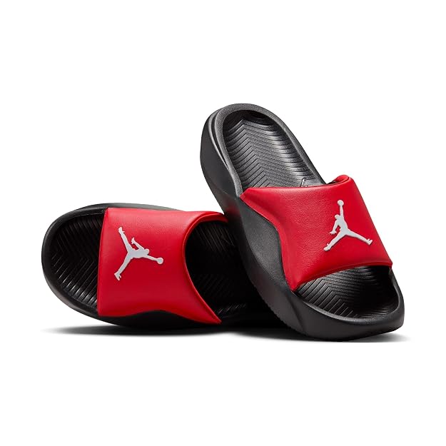 Air Jordan Franchise Premium Black Red Slides