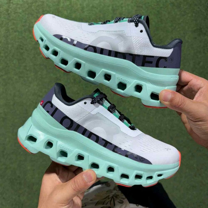 On CloudMonster Undyed White Creek Running Shoes