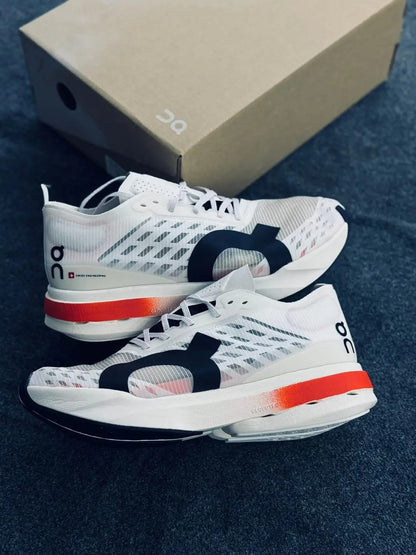 On Cloudboom Strike White Orange