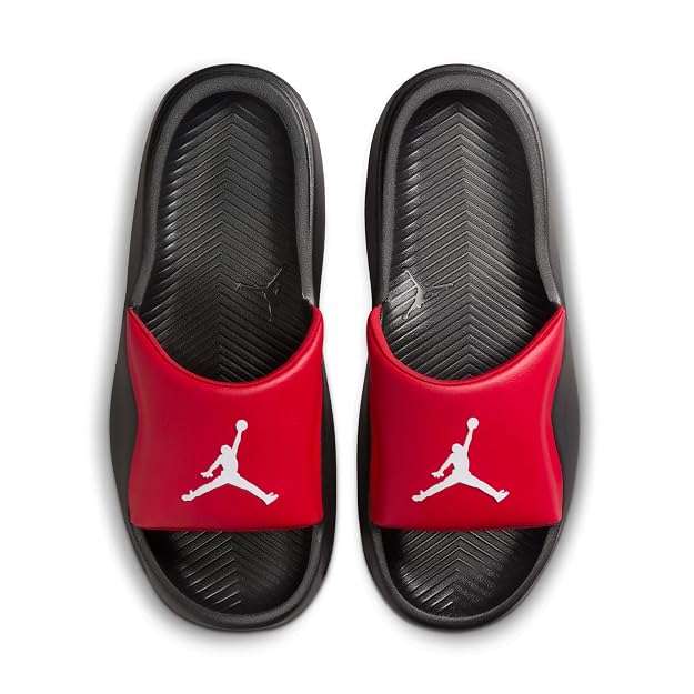 Air Jordan Franchise Premium Black Red Slides