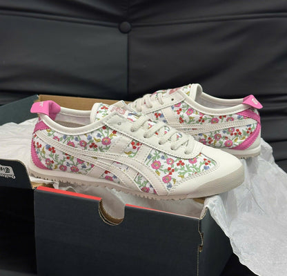 Onitsuka Tiger Mexico 66 Cream Pink Floral