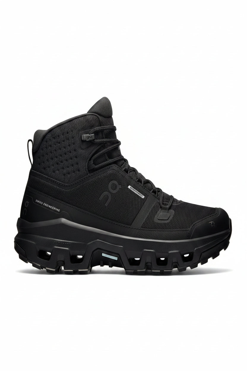 On Cloudrock Mid Waterproof Black Black (Women'S)