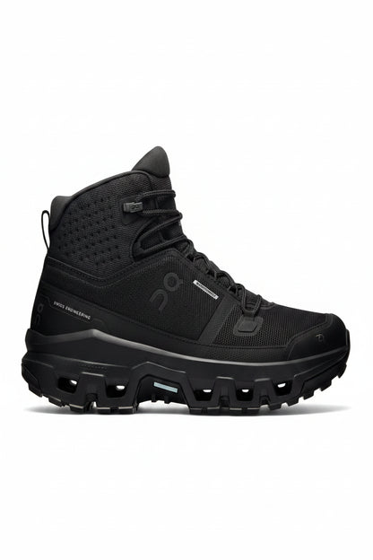 On Cloudrock Mid Waterproof Black Black (Women'S)