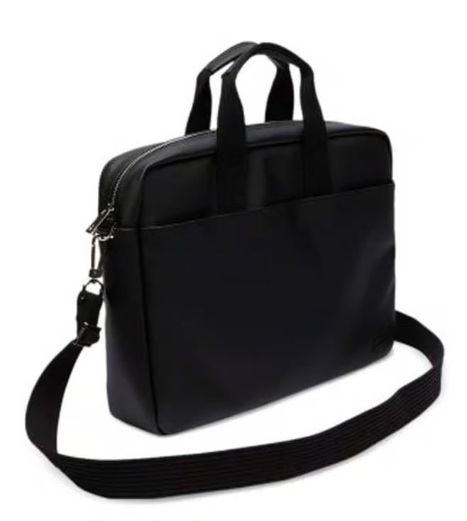 Lacoste Black Laptop Bag Fa 442