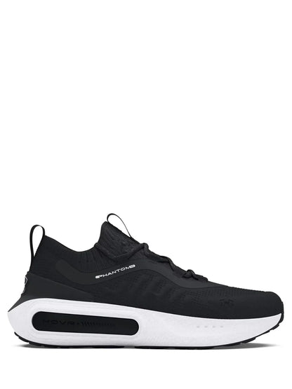 Under Armourr hovr phantom 4 black white