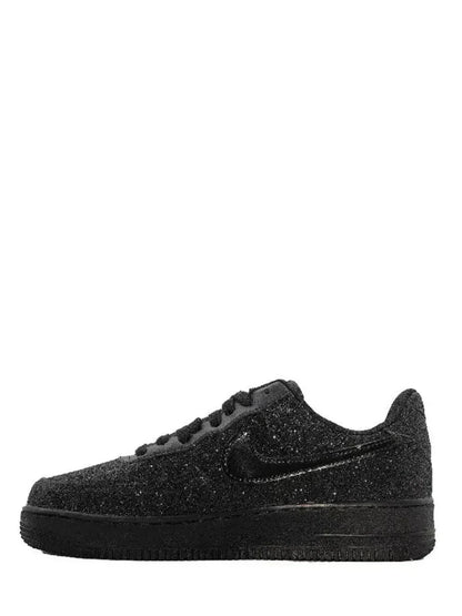 nikee airforce 1 all black glitter