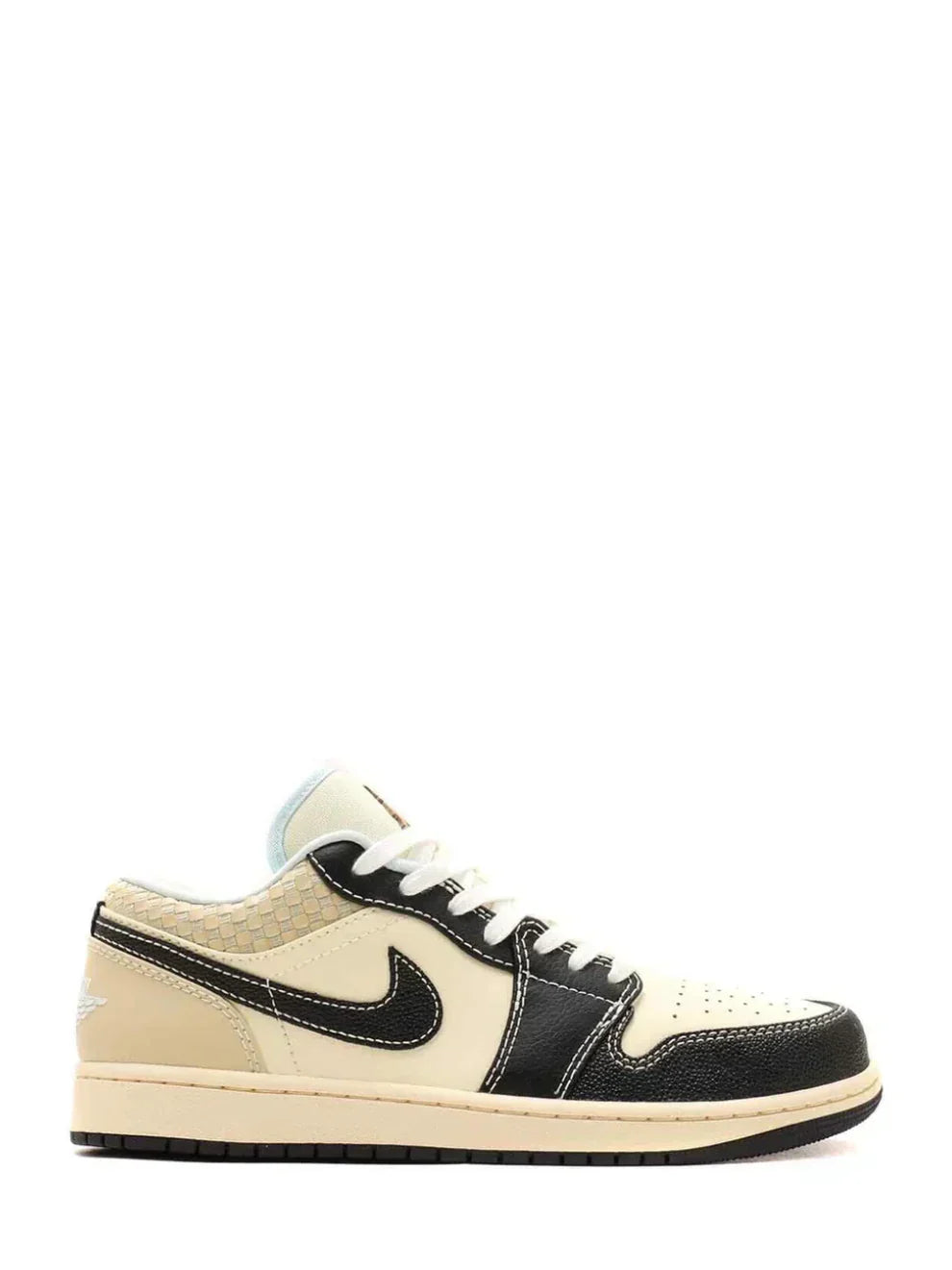 Nikee Air Jordan 1 Low Coconut Milk Black