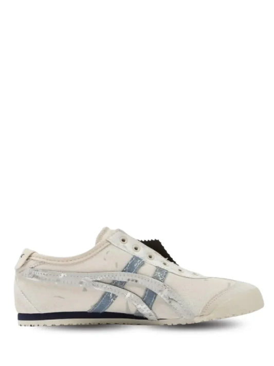 Onitsukaa Tiger Panda Prank White Silver Slip On