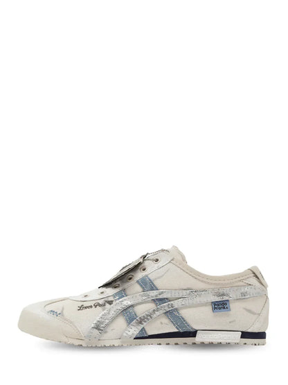 Onitsukaa Tiger Panda Prank White Silver Slip On