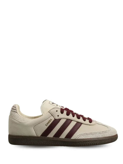 Adida_ss Samba OG Men s Wonder White Maroon ( Sale )