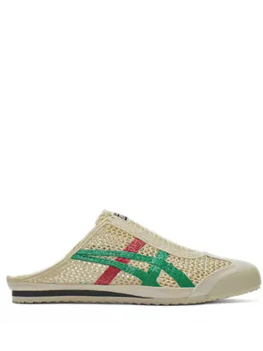 Onitsuk_a Tiger Mexico 66 Sabot Half Cut Shoe Sneaker White Green Fix