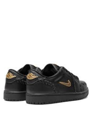 Nike Air Jordan retro 1 make black metallic gold