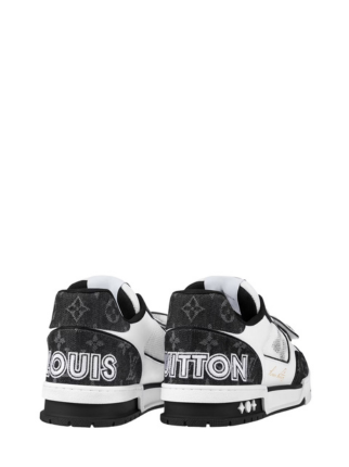 louiss vuittonn Trainer Stripe BLACK WHITE