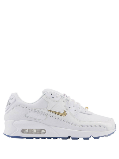 NIKEE AIR MAX 90 PIRATE RADIO WHITE METALLIC GOLDe
