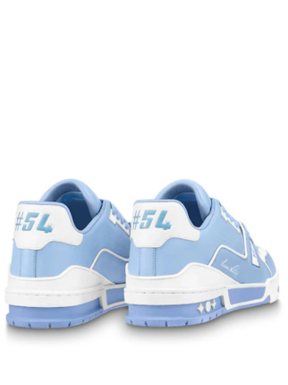 Louiss vuittonn Trainer White Blue sale