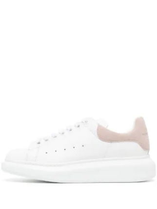 Alexander McQueen women White and Pink Trainers