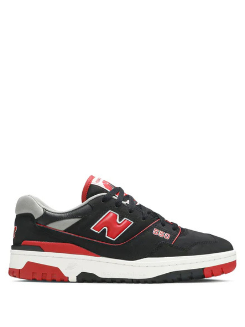 New Balance 550 Black Red Bred SHOES