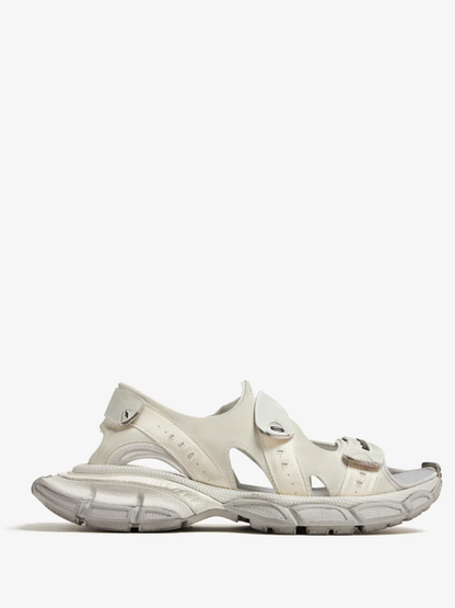 Balenciaga 3XL Logo Premium Sandal White FIXED