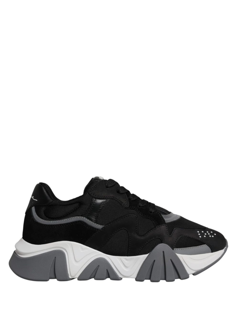 VERSACE SQUALO BLACK SNEAKER Fixed