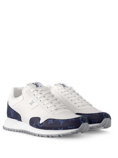 Louis Vuitton LV Runaway Monogram Denim White Blue Fix