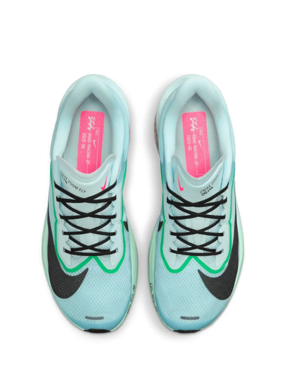Nik ee zoom Fly 6 Glacier Ice Hyper Pink Green