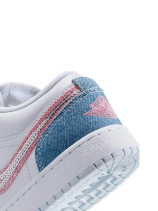 Nikee Air Jordan 1 Low Gs Denim Sequin