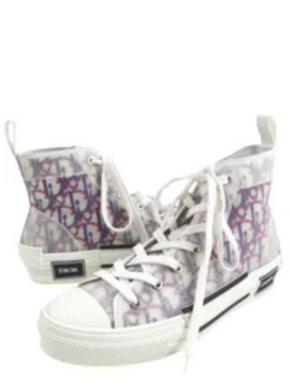 diore b23 oblique high top red blue white for her SALE