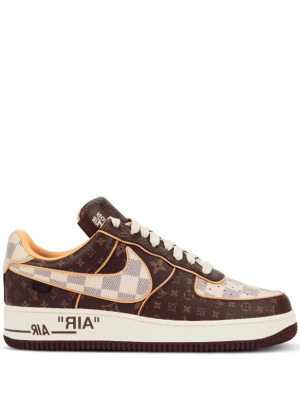 NIK x airforce 1 virgil abloh LOUISS VUITTON BROWN