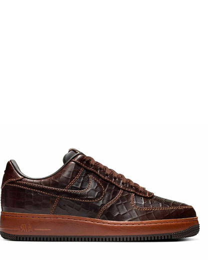 NIK.E AIR FORCE 1LOW FAUNA BROWN CROC