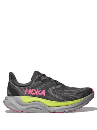 Hoka Arahi 8 Charcoal Grey-Yellow-Rose Mens shoes