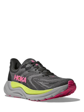 Hoka Arahi 8 Charcoal Grey-Yellow-Rose Mens shoes