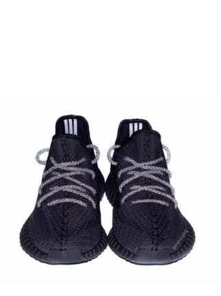 Adidass yeezy 350 v2 black lace reflactive Premium semi ua for her