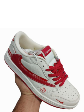 Traviss Scott x Nikee Air Jordan 1 Low x Supremee