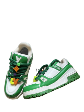 Louiss Vuittonn TRAINER Maxi Green WHITE