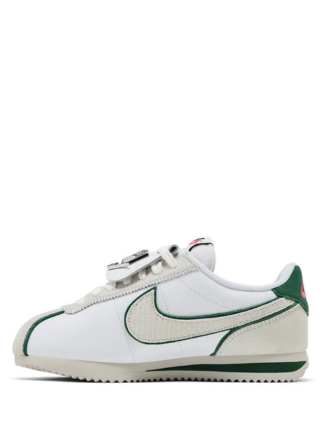 NIK EE Cortez White Green Suede
