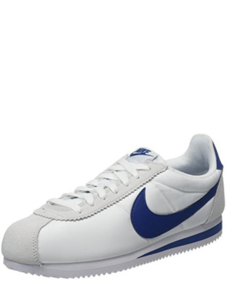 NIK.E CORTEZ WHITE BLUE WITH SUEDE