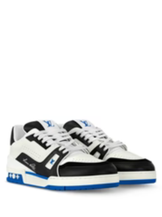Louiss Vuittonn Lv Trainer White Blue
